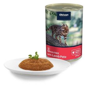 Obivan 400 gr Kuzu Etli Ezme Yetişkin Kedi Konservesi