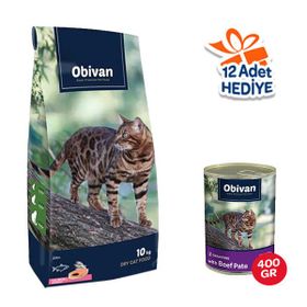 Obivan Kitten Somonlu ve Hamsili 10 kg Yavru Kedi Maması