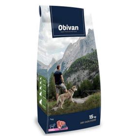 Obivan Kuzu Etli ve Yaban Mersinli Yavru 15 kg Köpek Maması