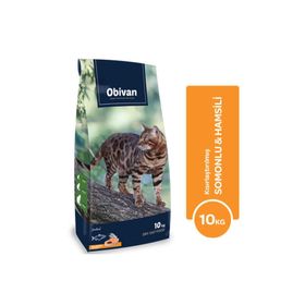 Obivan Sterilised Somonlu ve Hamsili 10 kg Kısırlaştırılmış Kedi Maması