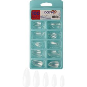Ocean 125 100 Adet Kutulu Stiletto Protez Takma Tırnak