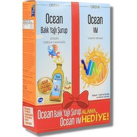Ocean 150 ml Portakallı Balık Yağı Şurubu + Multi Şurup