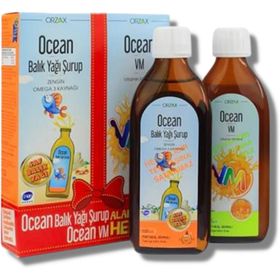 Ocean 150 ml Portakallı Balık Yağı Şurubu + Multi Şurup