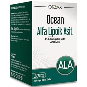 Ocean Alfa Lipoik Asit 600 mg İçeren 30 Tablet