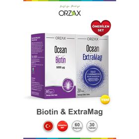 Ocean Biotin 60 Kapsül + Ocean ExtraMag 30 Tablet
