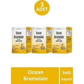 Ocean Bromelain İçeren 60 Kapsül