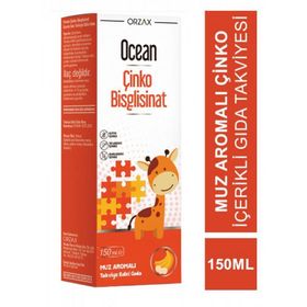 Ocean Çinko Bisglisinat Muz Aromalı 150 ml Sıvı