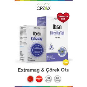 Ocean ExtraMag 30 Tablet + Ocean Çörek Otu Yağı 60 Kapsül