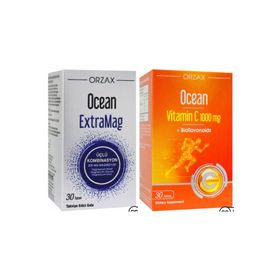 Ocean Extramag 30 Tablet + Ocean Vitamin C 1000 mg 30 Tablet
