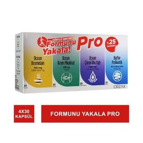 Ocean Formunu Yakala 4'lü Set Bromelain 30 Kapsül + Krom Pikolinat 30 Kapsül + Çörek Otu Yağı 30 Kapsül + Bigflor Probiyotik 30 Kapsül