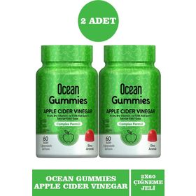 Ocean Gummies Apple Cider Vinegar 60 Çiğnenebilir Jel Form