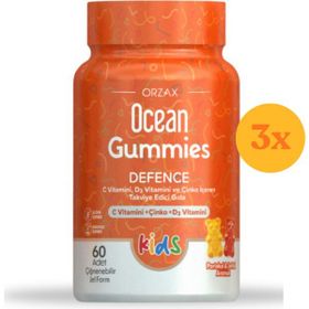 Ocean Gummies Defence Kids 3x60 Çiğnenebilir Jel