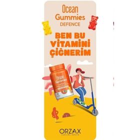 Ocean Gummies Defence Kids 60 Çiğnenebilir Jel Form