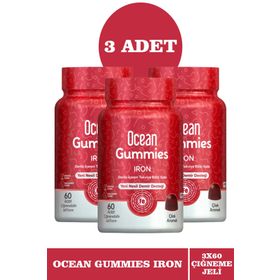 Ocean Gummies Iron 60 Çiğnenebilir Jel Form