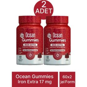 Ocean Gummies Iron Extra 2x60 Çiğnenebilir Tablet