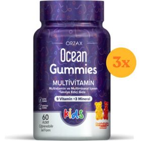 Ocean Gummies Multivitamin Kids 3x60 Çiğnenebilir Tablet
