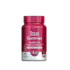 Ocean Gummies Sambucus Kara Mürver Kids 60 Çiğnenebilir Tablet