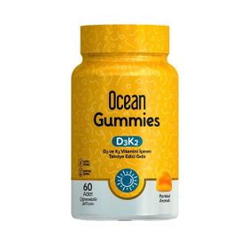 Ocean Gummies Vitamin D3K2 60 Çiğnenebilir Tablet