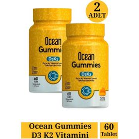 Ocean Gummies Vitamin D3K2 60 Çiğnenebilir Tablet