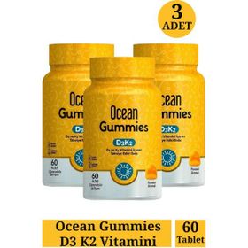 Ocean Gummies Vitamin D3K2 60 Çiğnenebilir Tablet