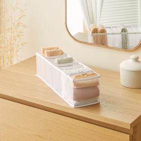 Ocean Home 10 Bölmeli 11x41,5x12 cm Beyaz Renk File Çekmece Düzenleyici