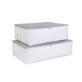 Ocean Home 2'li Gri Stuff Things Baza Altı Hurç Set