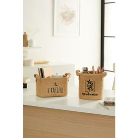 Ocean Home 2'li Jüt Sepet Set