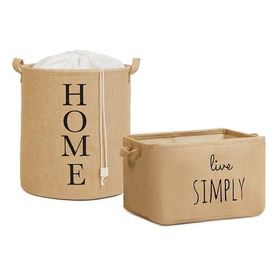 Ocean Home 2'li Jüt Sepet Set
