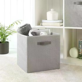 Ocean Home 33x30x33 cm Textile Gri Renk Jüt Kutu