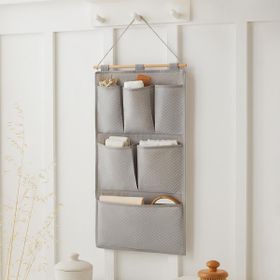 Ocean Home 35x65 cm Textile Gri Balıksırtı Duvar Tipi Düzenleyici