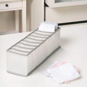 Ocean Home 41,5x11x12 cm Gri Çizgili Çekmece İçi Düzenleyici