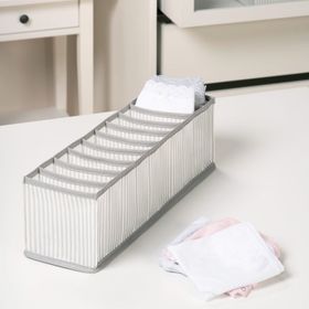 Ocean Home 41,5x11x12 cm Gri Çizgili Çekmece İçi Düzenleyici