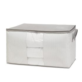 Ocean Home 75x40x40 cm Mega Boy Pvc Pencereli Gri Çizgili Stuff Things Hurç
