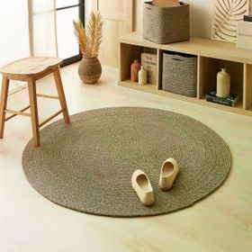 Ocean Home Textile 120 cm Siyah Kırçıllı Jüt Halı Kilim