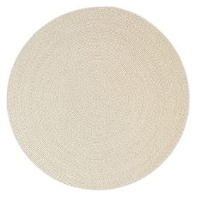 Ocean Home Textile 120 cm Yıkanabilir Bej Kırçıllı Pamuklu Halı Kilim