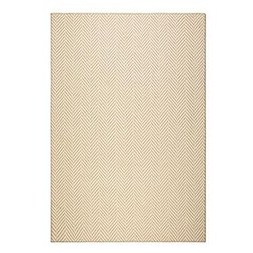 Ocean Home Textile 120x180 cm Ekru Renk Balıksırtı Jüt Halı Kilim