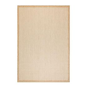 Ocean Home Textile 120x180 cm Leke Tutmaz İç Dış Mekan Bej Renk Balıksırtı Halı Kilim