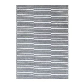 Ocean Home Textile 160x230 cm Gri Renk Cizgi Desenli Sonil Halı Kilim