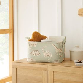 Ocean Home Textile 30x21x18 cm Çocuk Odası Dinozor Sepet