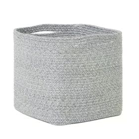 Ocean Home Textile 30x30x30 cm Gri Kırçıllı Pamuklu Sepet