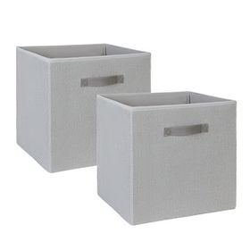 Ocean Home Textile 33x30x33 cm 2'li Gri Renk Jüt Kutu Set