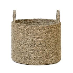 Ocean Home Textile 35x27 cm Siyah Kırçıllı Jüt Halat Sepet