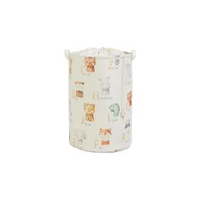 Ocean Home Textile 36x48 cm Çocuk Odası Ağzı Büzgülü Sevimli Hayvanlar Oyuncak Sepeti