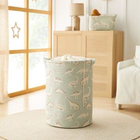 Ocean Home Textile 36x50 cm Çocuk Odası Ağzı Büzgülü Dinozor Oyuncak Sepeti