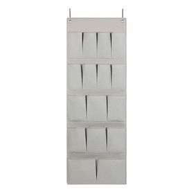 Ocean Home Textile 45x125 cm 16 Gözlü Gri Balıksırtı Kapı Arkası Düzenleyici