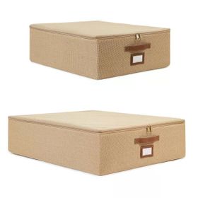 Ocean Home Textile 45x55x18 / 55x70x18 cm 2'li Jüt Destekli Hurç Set