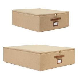 Ocean Home Textile 45x55x18 / 55x70x18 cm 2'li Jüt Destekli Hurç Set