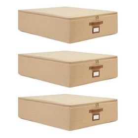 Ocean Home Textile 55x70x18 cm 3'lü Büyük Boy Jüt Destekli Hurç Set