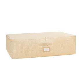 Ocean Home Textile 74x46x22 cm Mega Boy Bej Balıksırtı Baza Altı Hurç