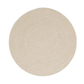 Ocean Home Textile 80 cm Yıkanabilir Bej Kırçıllı Pamuklu Halı Kilim